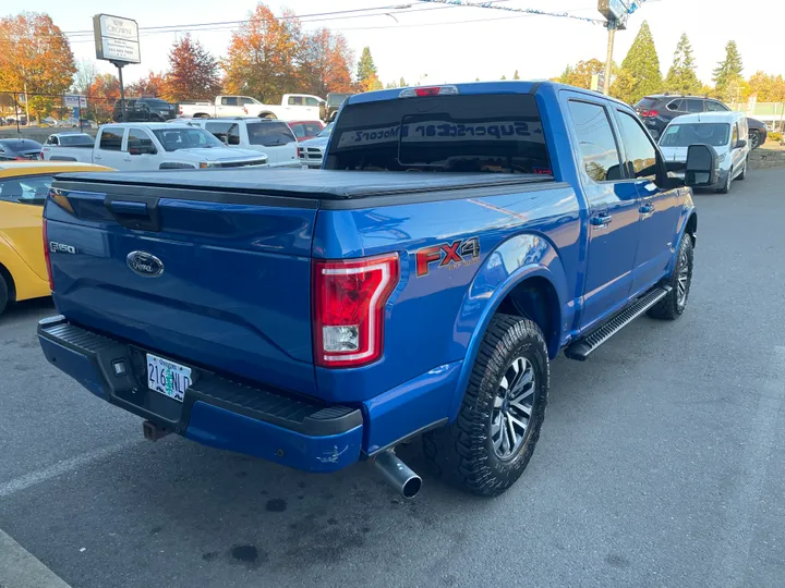 BLUE, 2016 FORD F150 SUPERCREW CAB Image 7