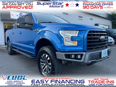 BLUE, 2016 FORD F150 SUPERCREW CAB Image 8