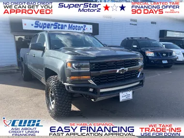 BLUE, 2017 CHEVROLET SILVERADO 1500 CREW CAB Image 14