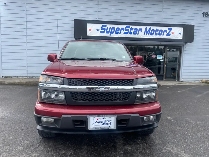 RED, 2010 CHEVROLET COLORADO CREW CAB Image 2