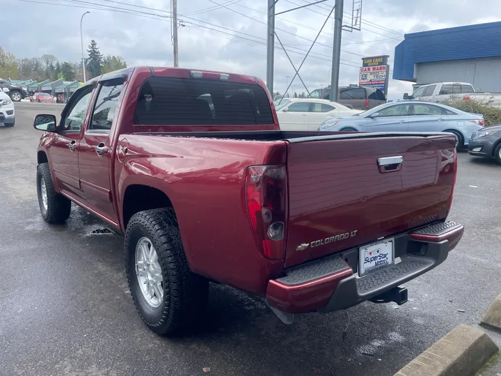 RED, 2010 CHEVROLET COLORADO CREW CAB Image 5