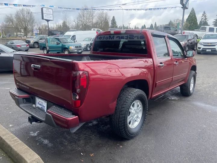 RED, 2010 CHEVROLET COLORADO CREW CAB Image 7