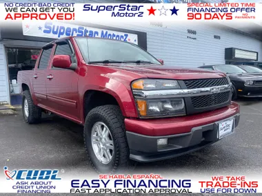 RED, 2010 CHEVROLET COLORADO CREW CAB Image 17