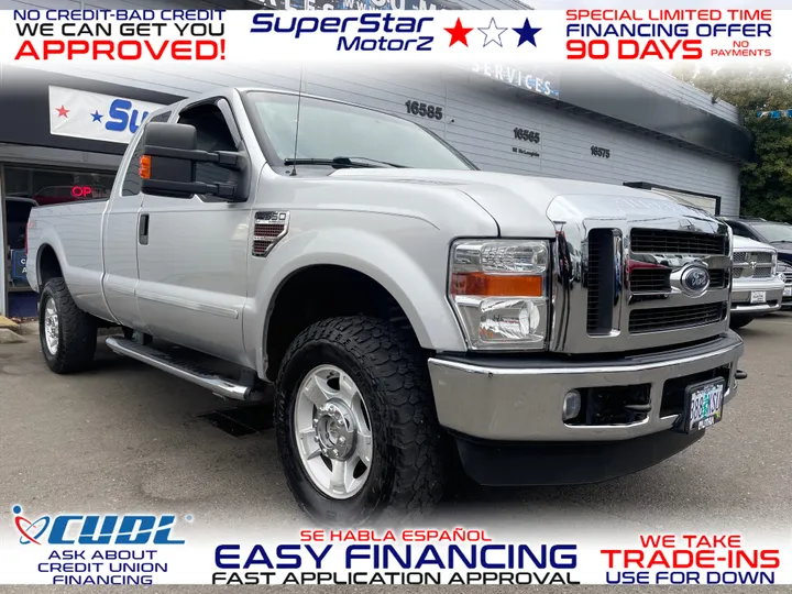 SILVER, 2010 FORD F350 SUPER DUTY SUPER CAB Image 1