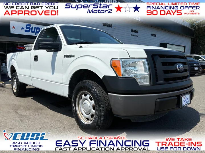 WHITE, 2011 FORD F150 REGULAR CAB Image 1