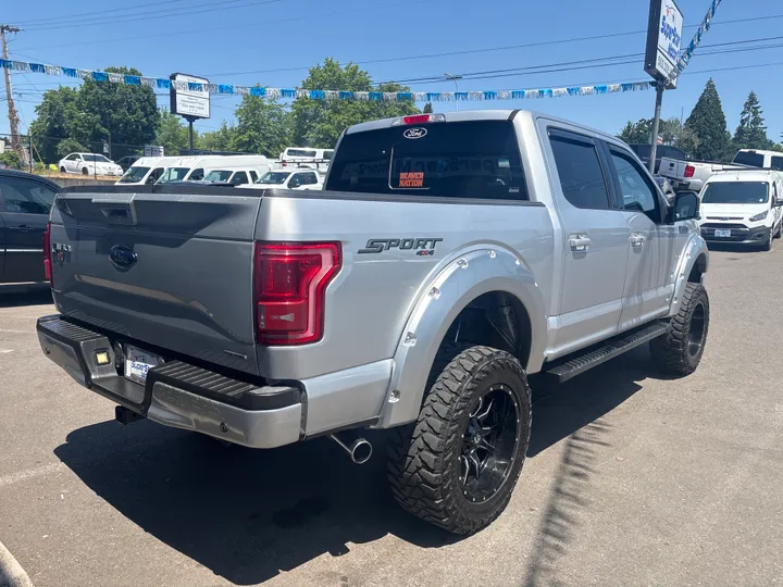 SILVER, 2016 FORD F150 SUPERCREW CAB Image 7