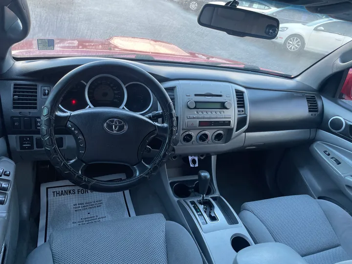 RED, 2007 TOYOTA TACOMA DOUBLE CAB Image 14