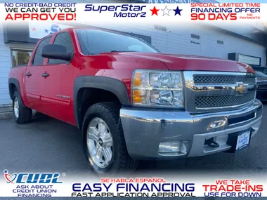 RED, 2013 CHEVROLET SILVERADO 1500 CREW CAB Image 