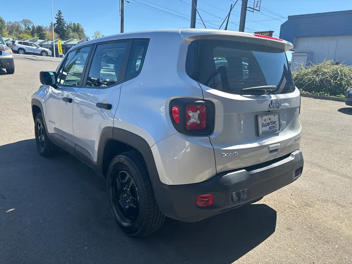 SILVER, 2021 JEEP RENEGADE Image 5