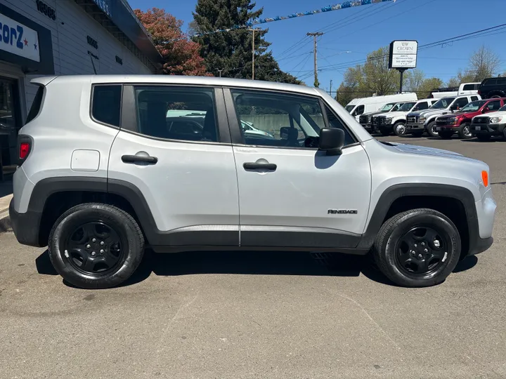 SILVER, 2021 JEEP RENEGADE Image 8