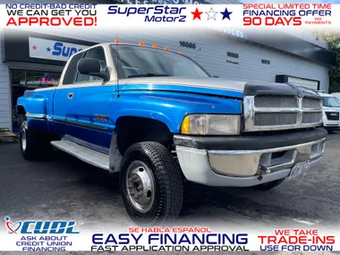 BLUE, 1998 DODGE RAM 3500 QUAD CAB Image 12