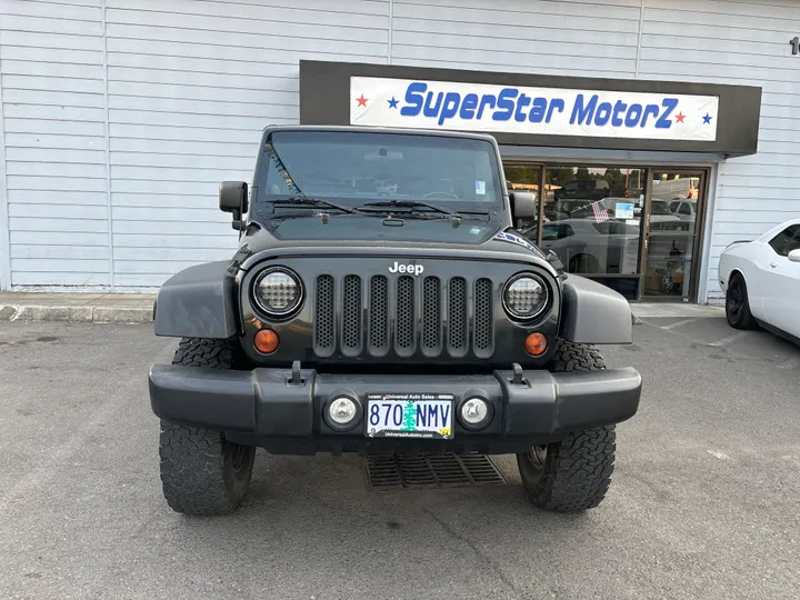 BLACK, 2012 JEEP WRANGLER Image 2