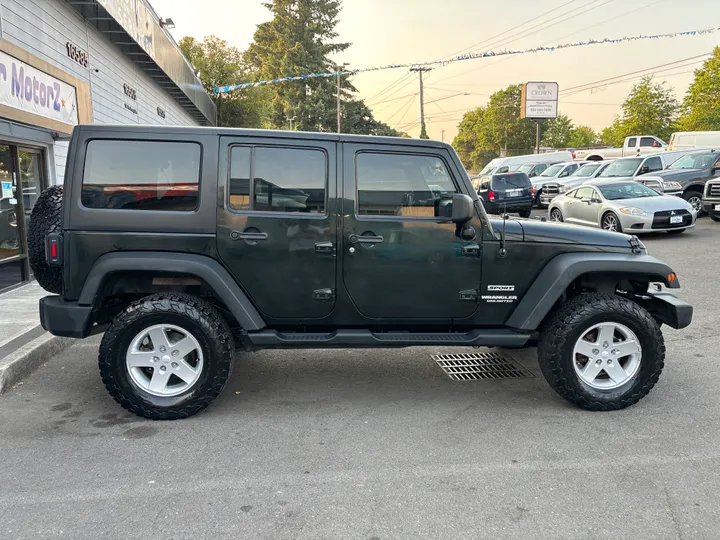 BLACK, 2012 JEEP WRANGLER Image 8