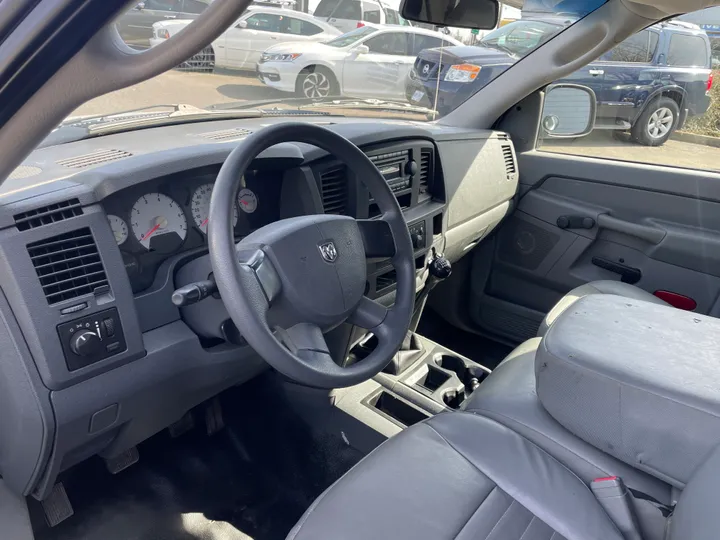 WHITE, 2008 DODGE RAM 1500 REGULAR CAB Image 11