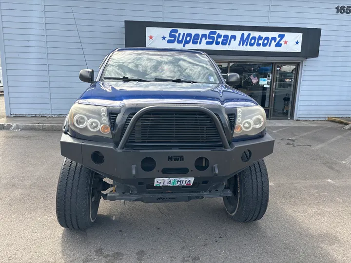 BLUE, 2007 TOYOTA TACOMA DOUBLE CAB Image 2