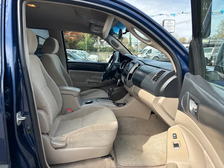 BLUE, 2007 TOYOTA TACOMA DOUBLE CAB Image 18