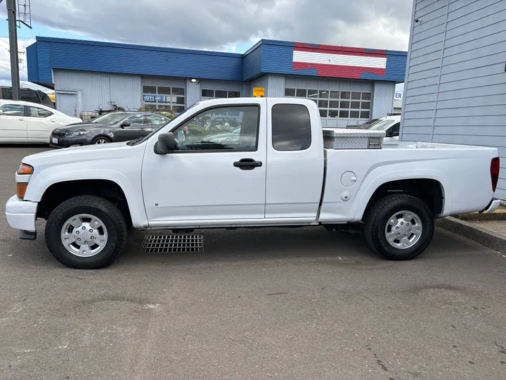 WHITE, 2008 CHEVROLET COLORADO EXTENDED CAB Image 4