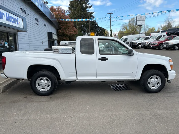 WHITE, 2008 CHEVROLET COLORADO EXTENDED CAB Image 8