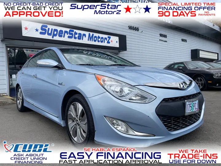 BLUE, 2015 HYUNDAI SONATA Image 1