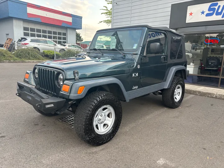 GREEN, 2005 JEEP WRANGLER Image 3