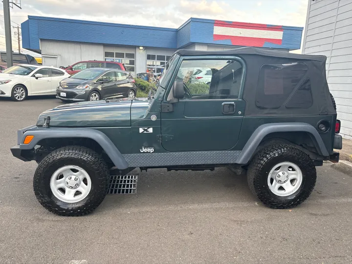 GREEN, 2005 JEEP WRANGLER Image 4