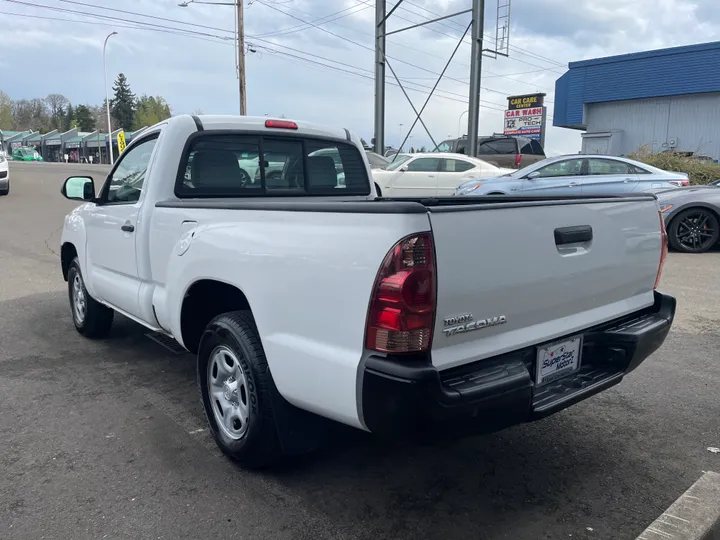 WHITE, 2014 TOYOTA TACOMA REGULAR CAB Image 5