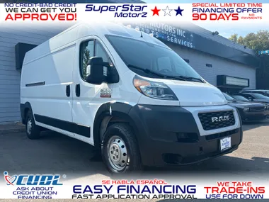 WHITE, 2019 RAM PROMASTER CARGO VAN Image 