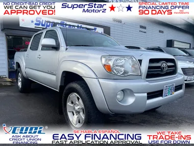 SILVER, 2007 TOYOTA TACOMA DOUBLE CAB Image 10