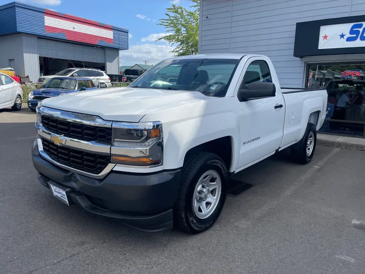 WHITE, 2017 CHEVROLET SILVERADO 1500 REGULAR CAB Image 3