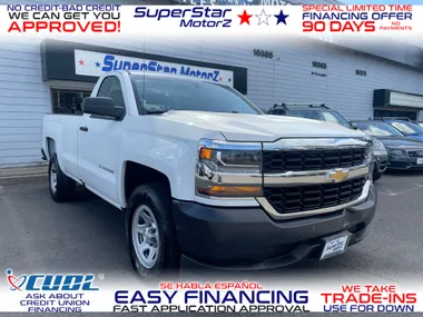 WHITE, 2017 CHEVROLET SILVERADO 1500 REGULAR CAB Image 