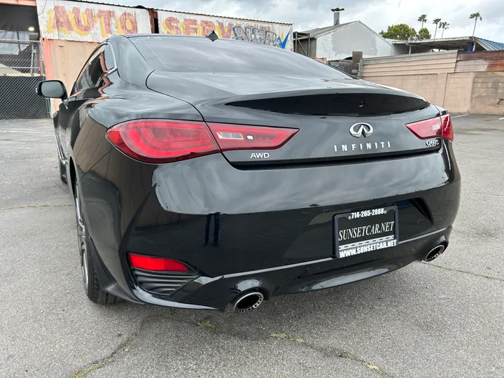 BLACK, 2017 INFINITI Q60 Image 7