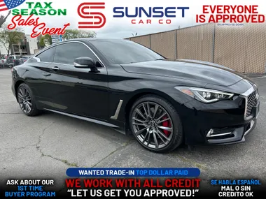 BLACK, 2017 INFINITI Q60 Image 1