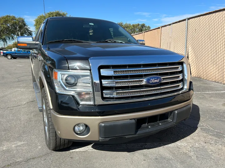 BROWN, 2014 FORD F150 SUPERCREW CAB Image 2
