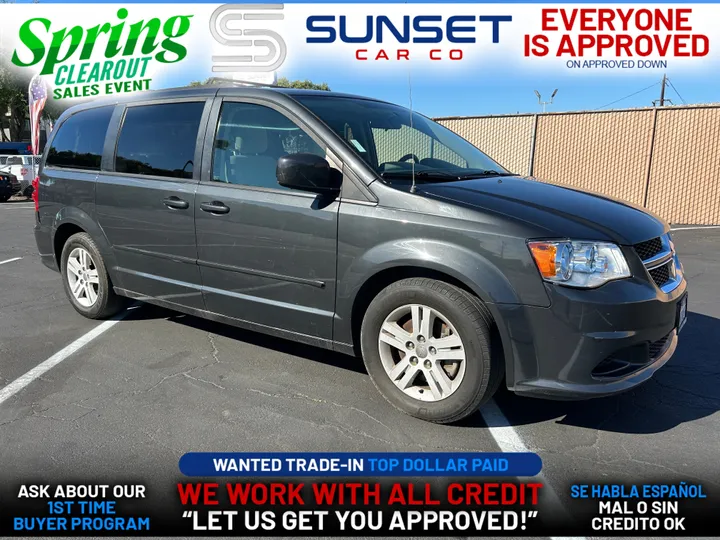 GRAY, 2012 DODGE GRAND CARAVAN PASSENGER Image 1