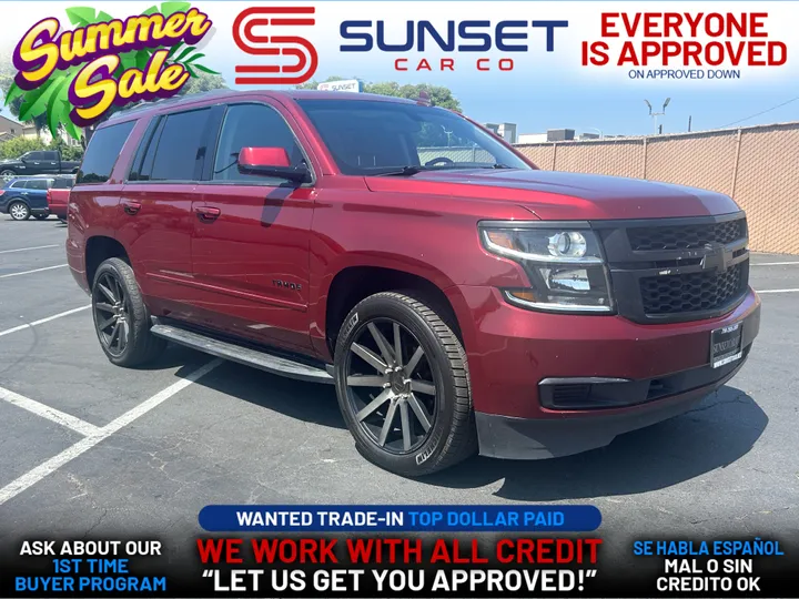 RED, 2017 CHEVROLET TAHOE Image 1