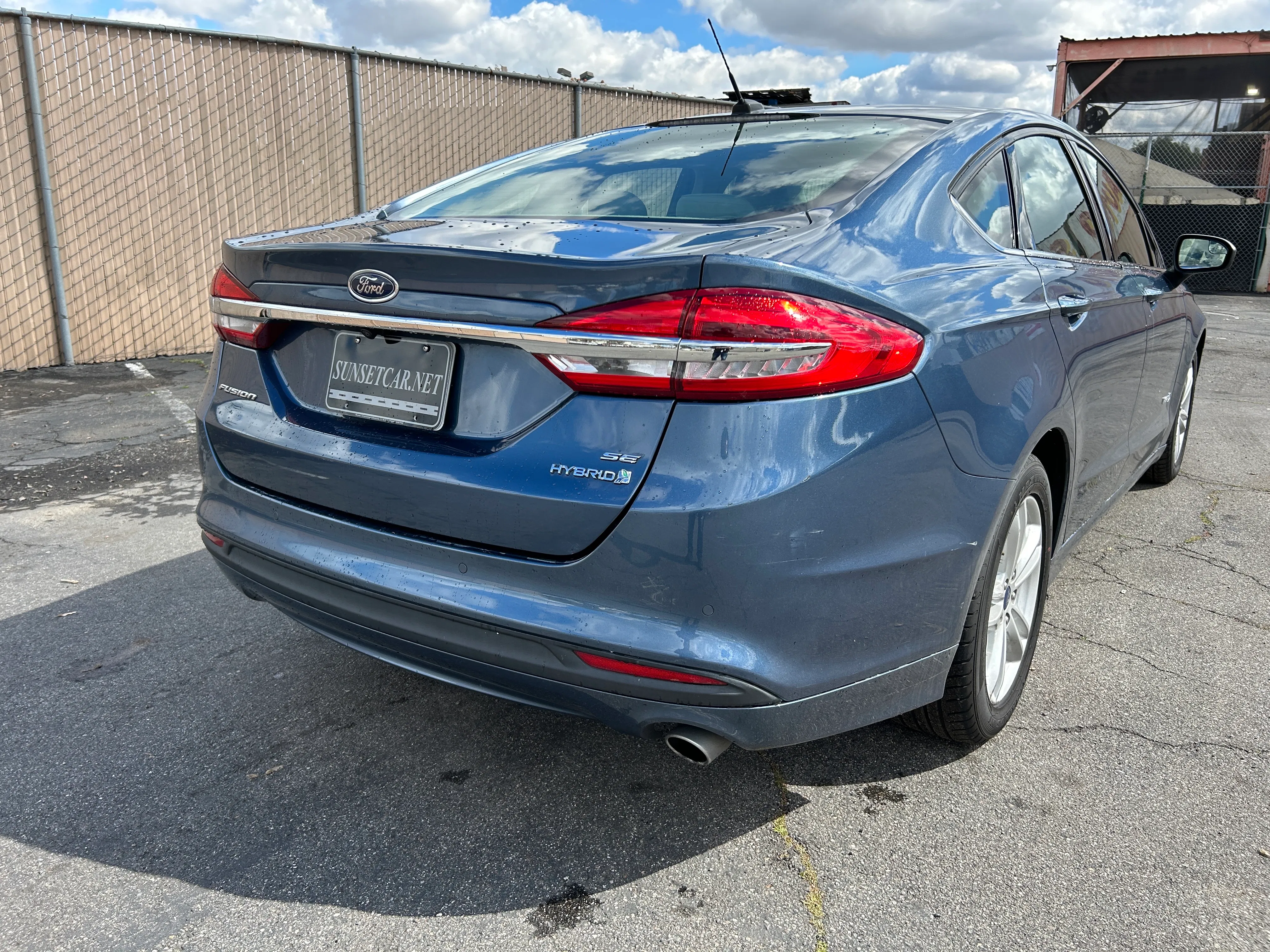 BLUE, 2018 FORD FUSION Image 5