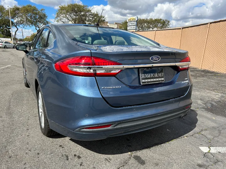 BLUE, 2018 FORD FUSION Image 7