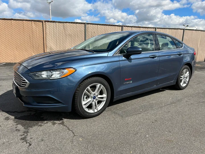 BLUE, 2018 FORD FUSION Image 10