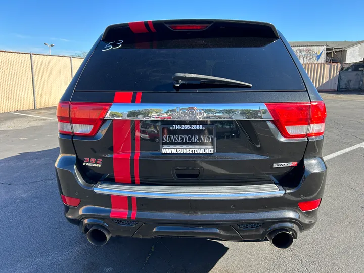 BLACK, 2012 JEEP GRAND CHEROKEE Image 6