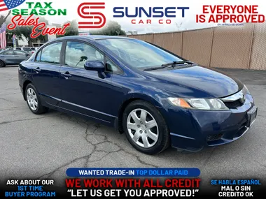 BLUE, 2010 HONDA CIVIC Image 10