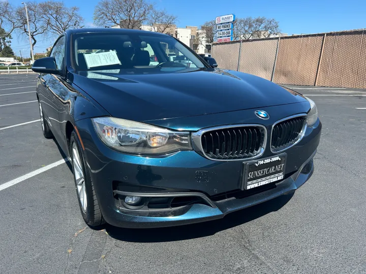 BLUE, 2014 BMW 3 SERIES Image 2