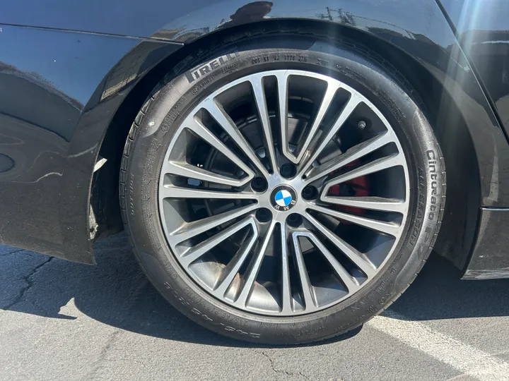 BLACK, 2017 BMW 5 SERIES Image 14