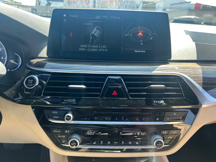 BLACK, 2017 BMW 5 SERIES Image 26