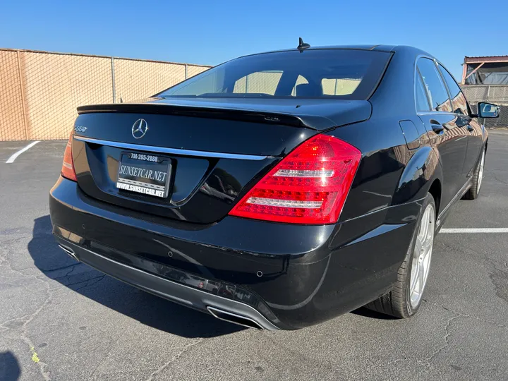 BLACK, 2013 MERCEDES-BENZ S-CLASS Image 5