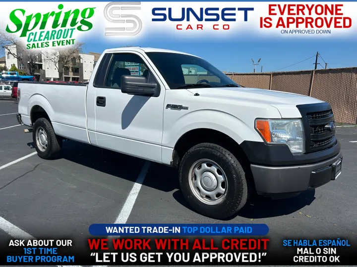 WHITE, 2013 FORD F150 REGULAR CAB Image 1