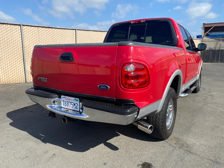 RED, 2001 FORD F150 SUPERCREW CAB Image 5