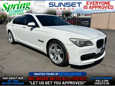 WHITE, 2012 BMW 7 SERIES Image 1