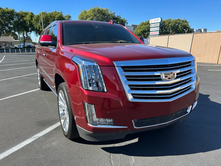 BURGUNDY, 2017 CADILLAC ESCALADE ESV Image 2