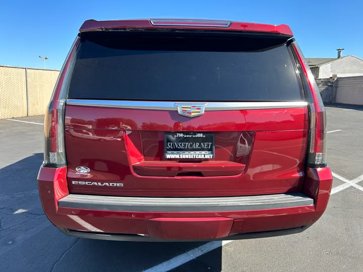 BURGUNDY, 2017 CADILLAC ESCALADE ESV Image 6