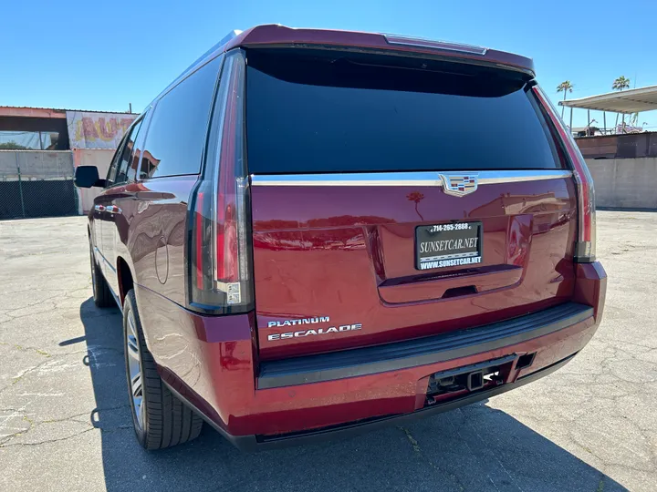 RED, 2016 CADILLAC ESCALADE ESV Image 7